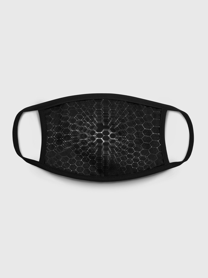 

Многоразовая маска унисекс Burnettie Карбоновые Соты, Разноцветный, Карбоновые Соты
