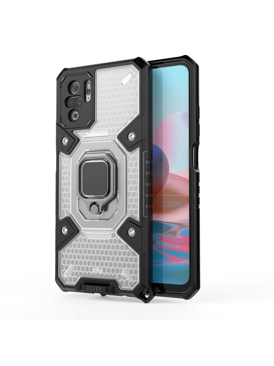 

Чехол Space для смартфона Xiaomi Redmi Note 10 Белый, Прозрачный