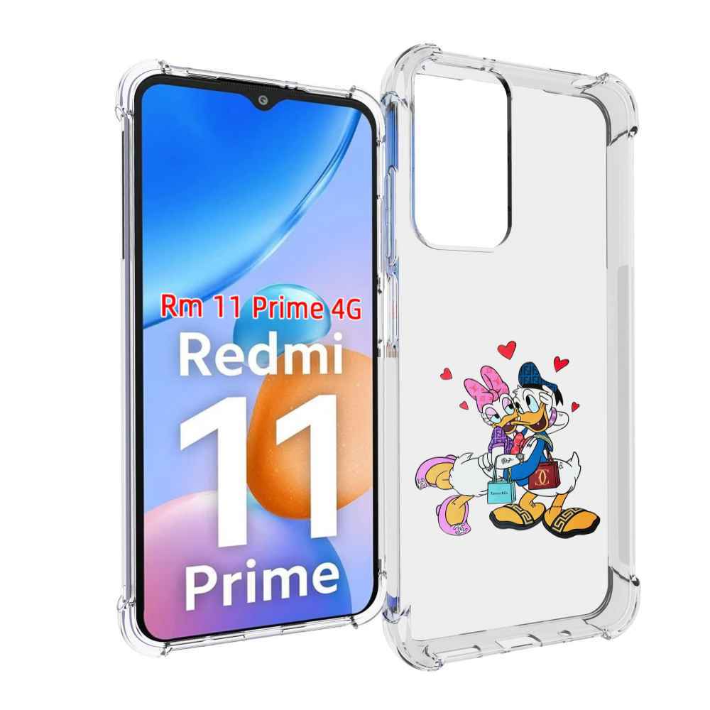 

Чехол MyPads модные-влюбленные-утки для Xiaomi Redmi 11 Prime 4G, Прозрачный, Tocco