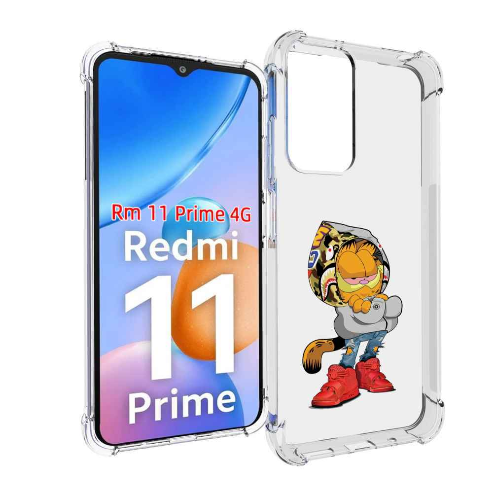 

Чехол MyPads модный-котяра детский для Xiaomi Redmi 11 Prime 4G, Прозрачный, Tocco