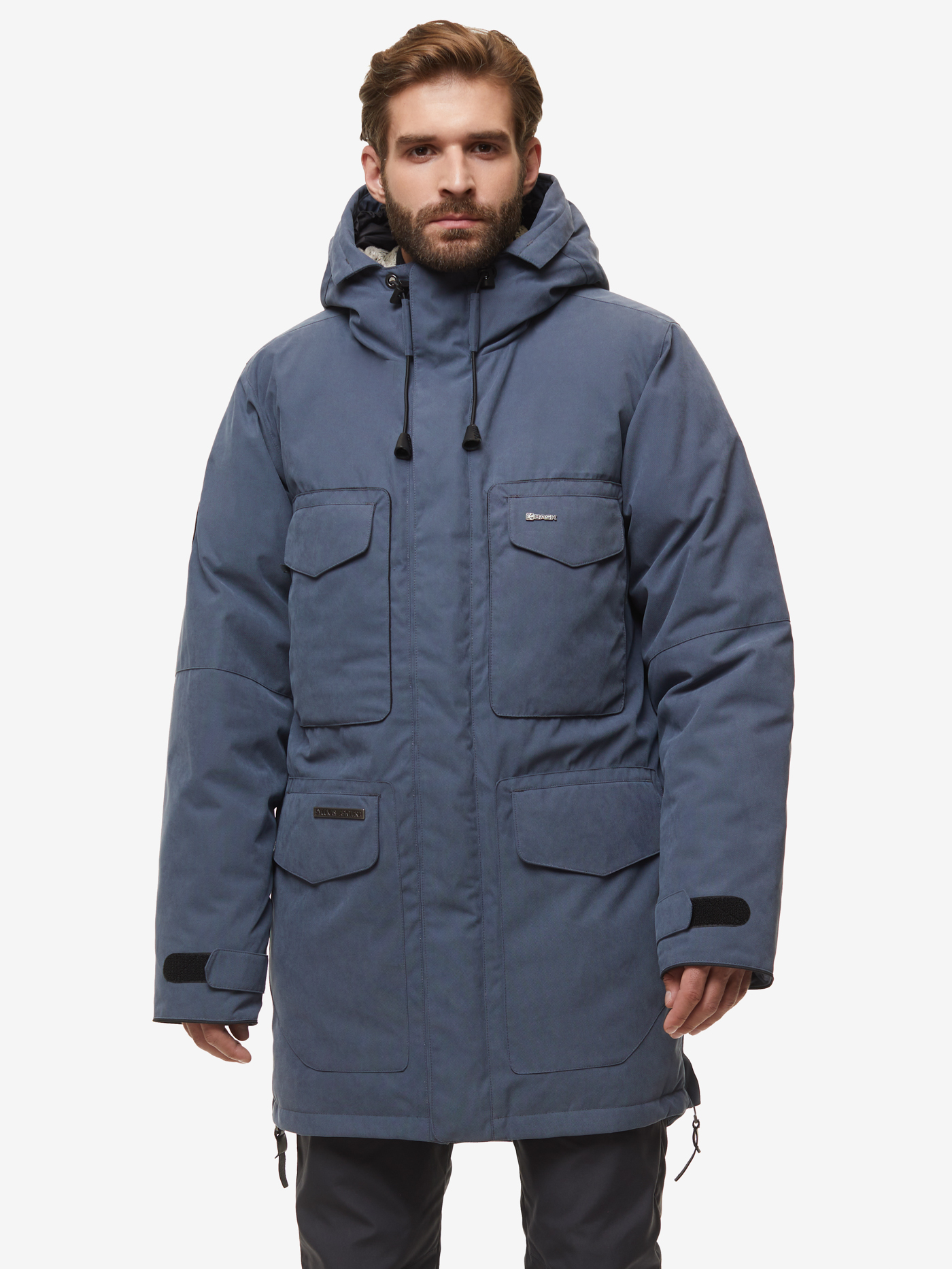 

Парка мужская Bask Taimyr V3 серая 54, Серый, Taimyr V3
