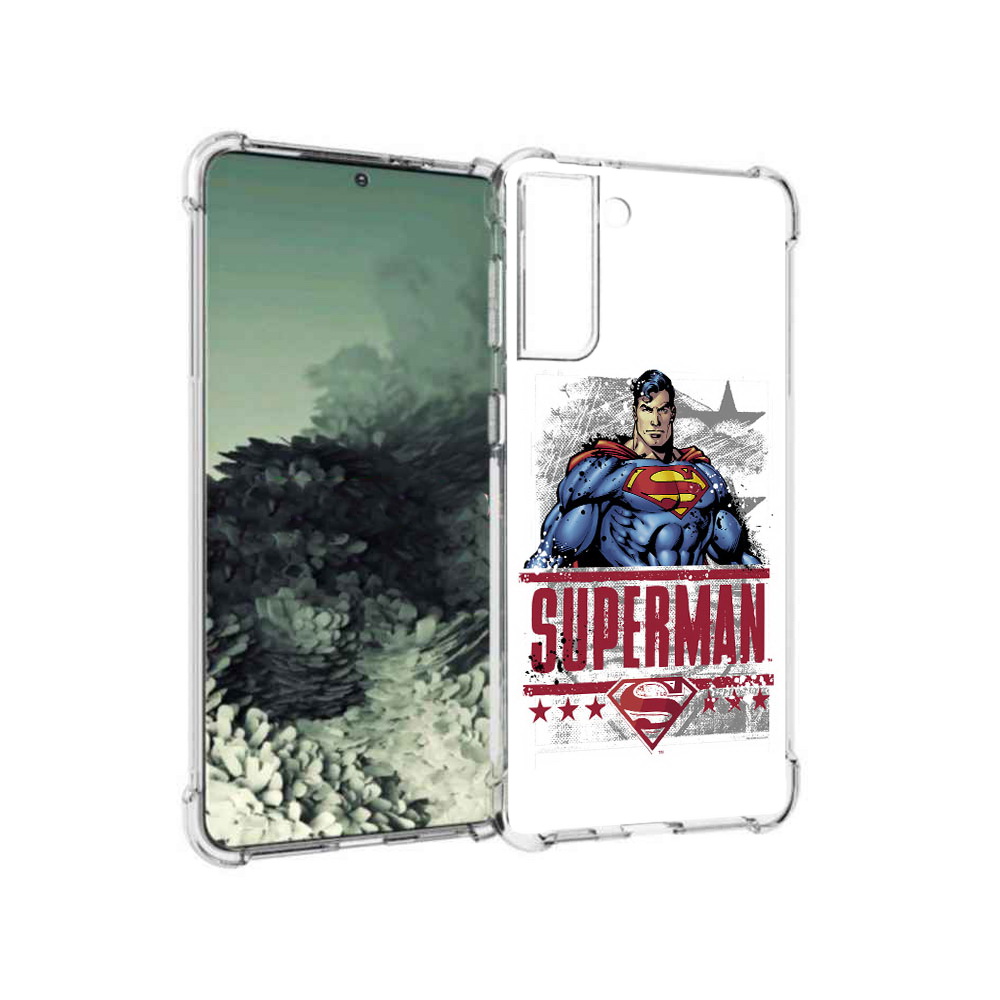 

Чехол MyPads Tocco для Samsung Galaxy S21+ рисунок супермен (PT157355.533.583), Прозрачный, Tocco