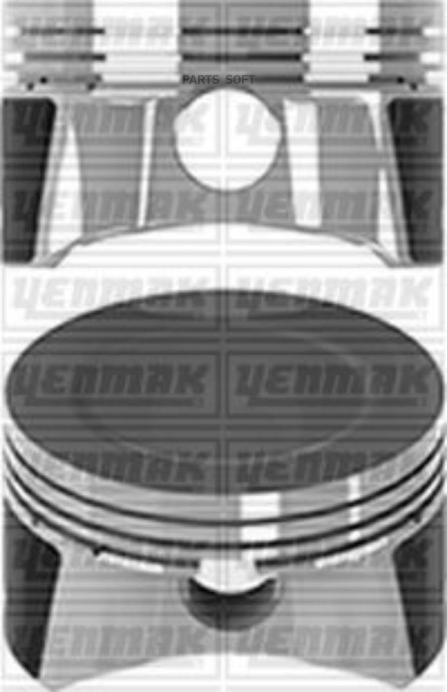 

Поршень Std Ford 1.6 16V 100Л.С. Hwdafyja... 1Шт YENMAK 3904950000