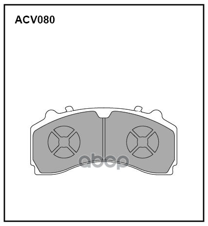 

Тормозные колодки ALLIED NIPPON дисковые acv080khd