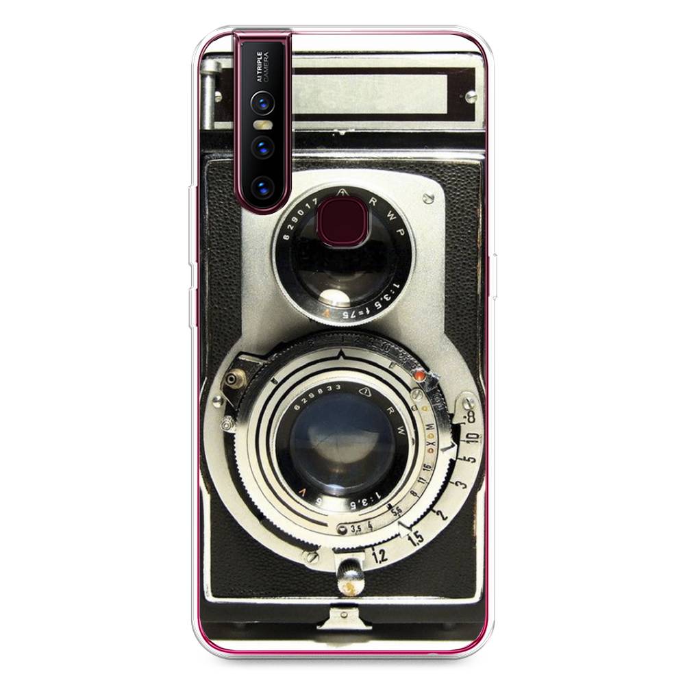 

Чехол для Vivo V15 "Старинный фотоаппарат", Серый;черный, 261050-6