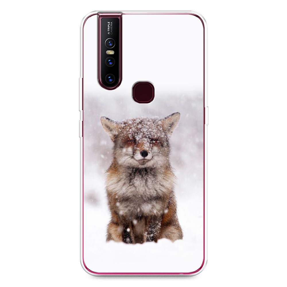

Чехол для Vivo V15 "Зимняя лиса", Белый;серый;коричневый, 261050-1