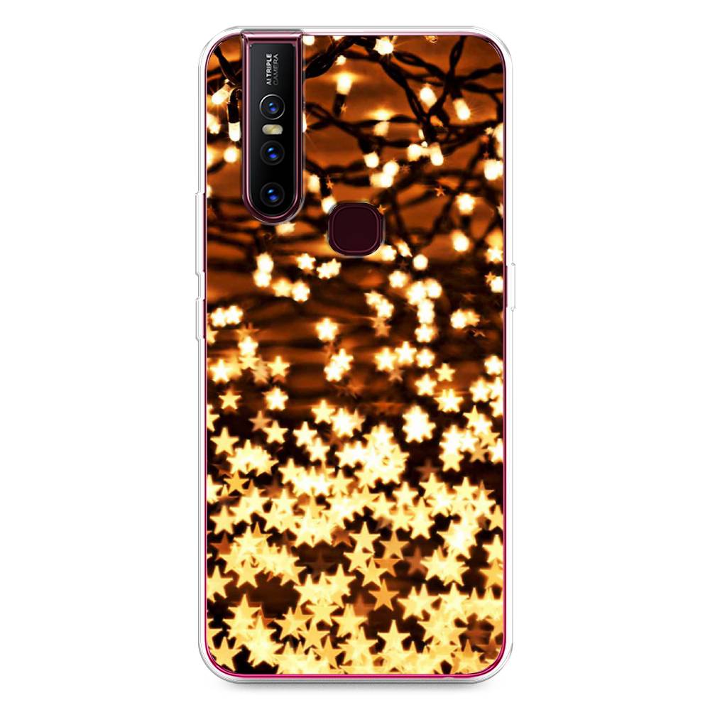 

Чехол для Vivo V15 "Новогодняя гирлянда", Золотистый, 261050-5