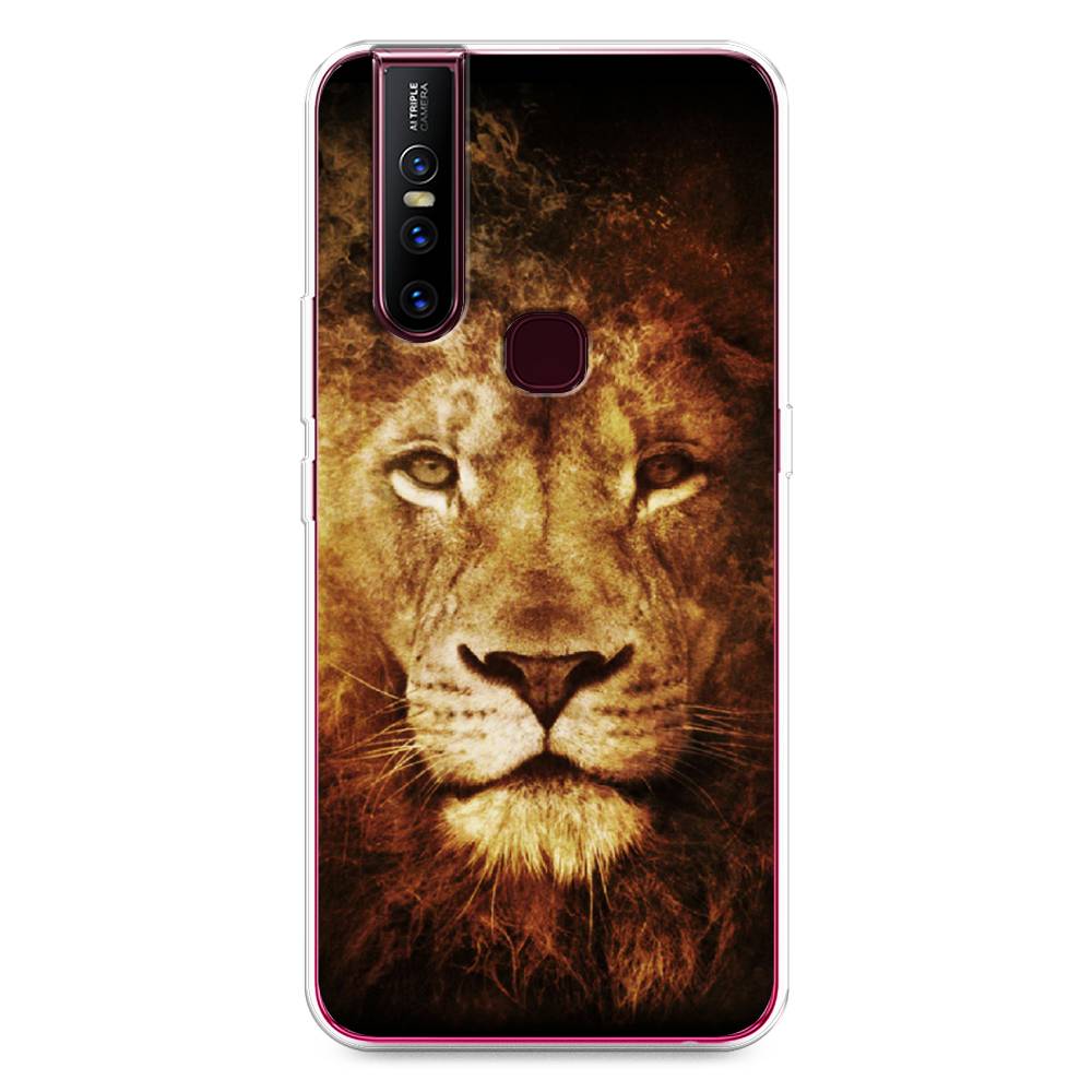 

Чехол для Vivo V15 "Лев", Черный;коричневый;желтый, 261050-6