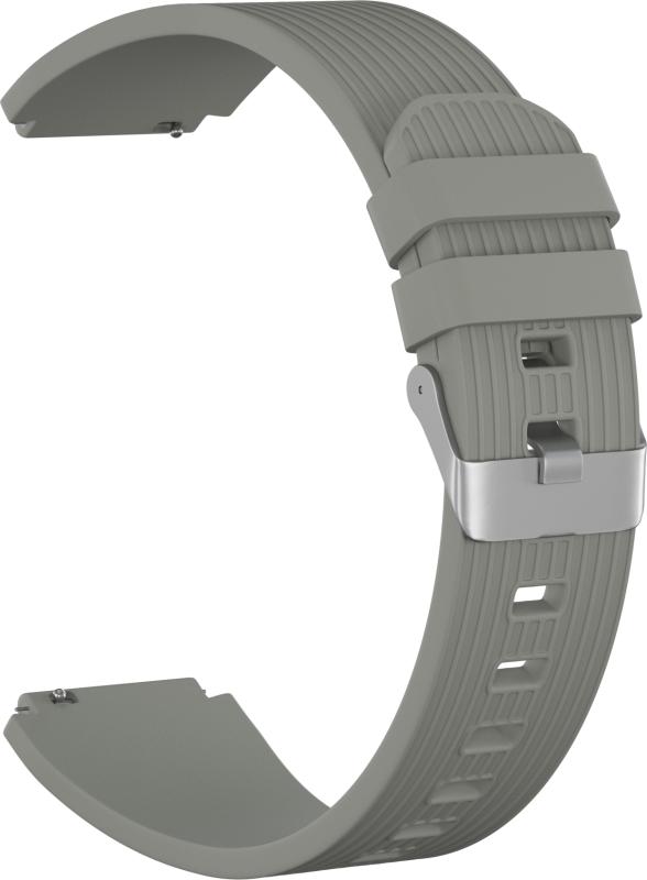 

Ремешок силиконовый GSMIN Italian Collection 22 для Amazfit GTR 3 Pro (Серый)