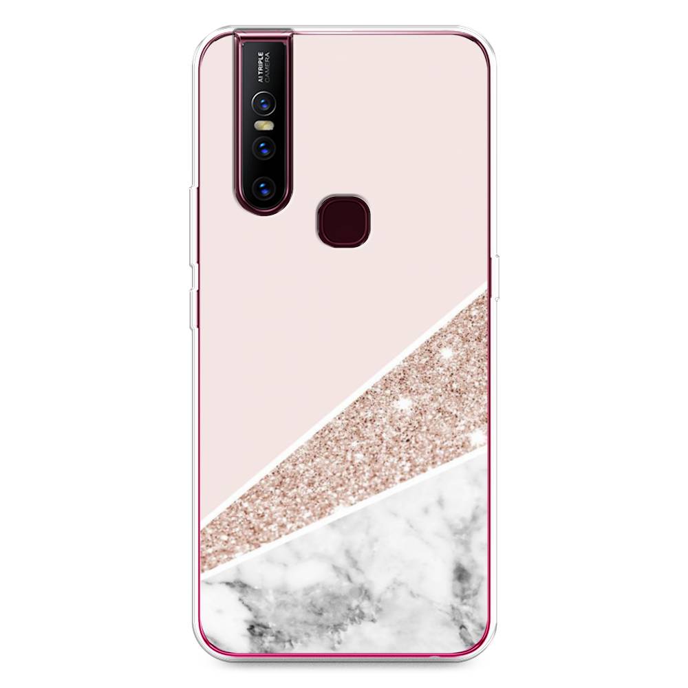 

Чехол для Vivo V15 "Блестящий розовый мрамор", 261050-3