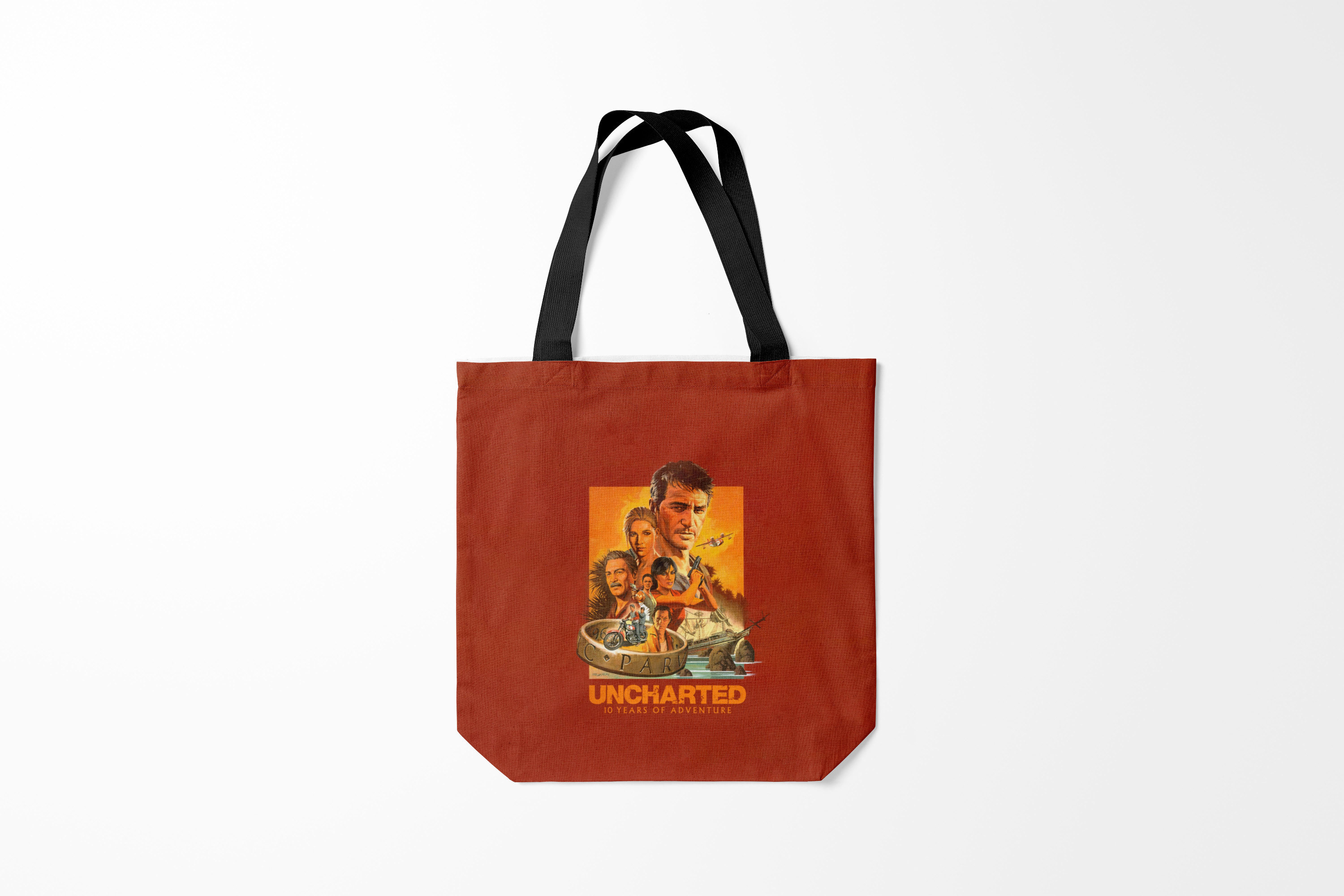 

Сумка шoппер унисекс Burnettie Uncharted 10 years, разноцветный, Uncharted 10 years