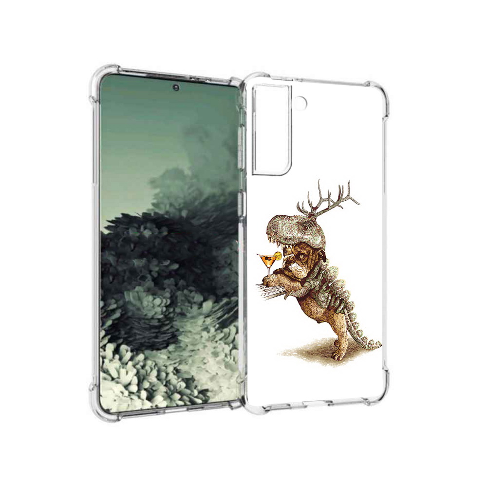 

Чехол MyPads Tocco для Samsung Galaxy S21+ тематическая вечеринка (PT157355.533.638), Прозрачный, Tocco
