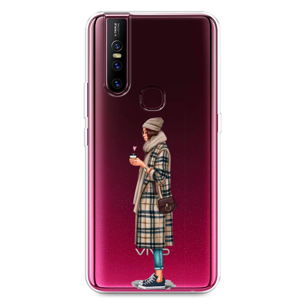 

Чехол для Vivo V15 "Утренний кофе", Коричневый;бежевый, 261050-6