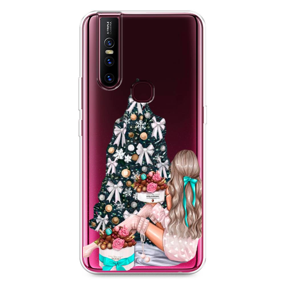 

Чехол для Vivo V15 "New Year", Зеленый;бежевый;голубой, 261050-5