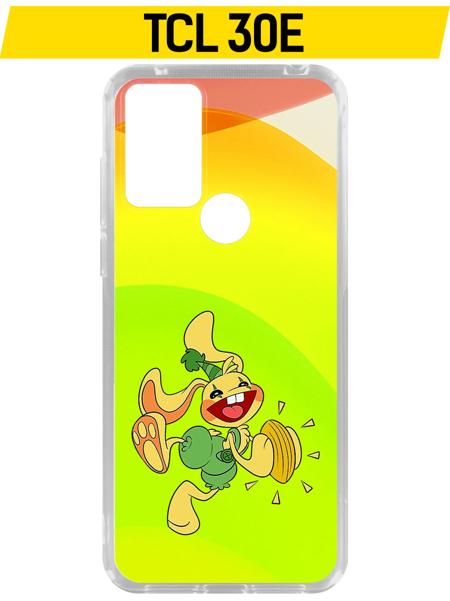 

Чехол-накладка Krutoff Clear Case Хаги Ваги - Крольчонок Бонзо для TCL 30E, Прозрачный