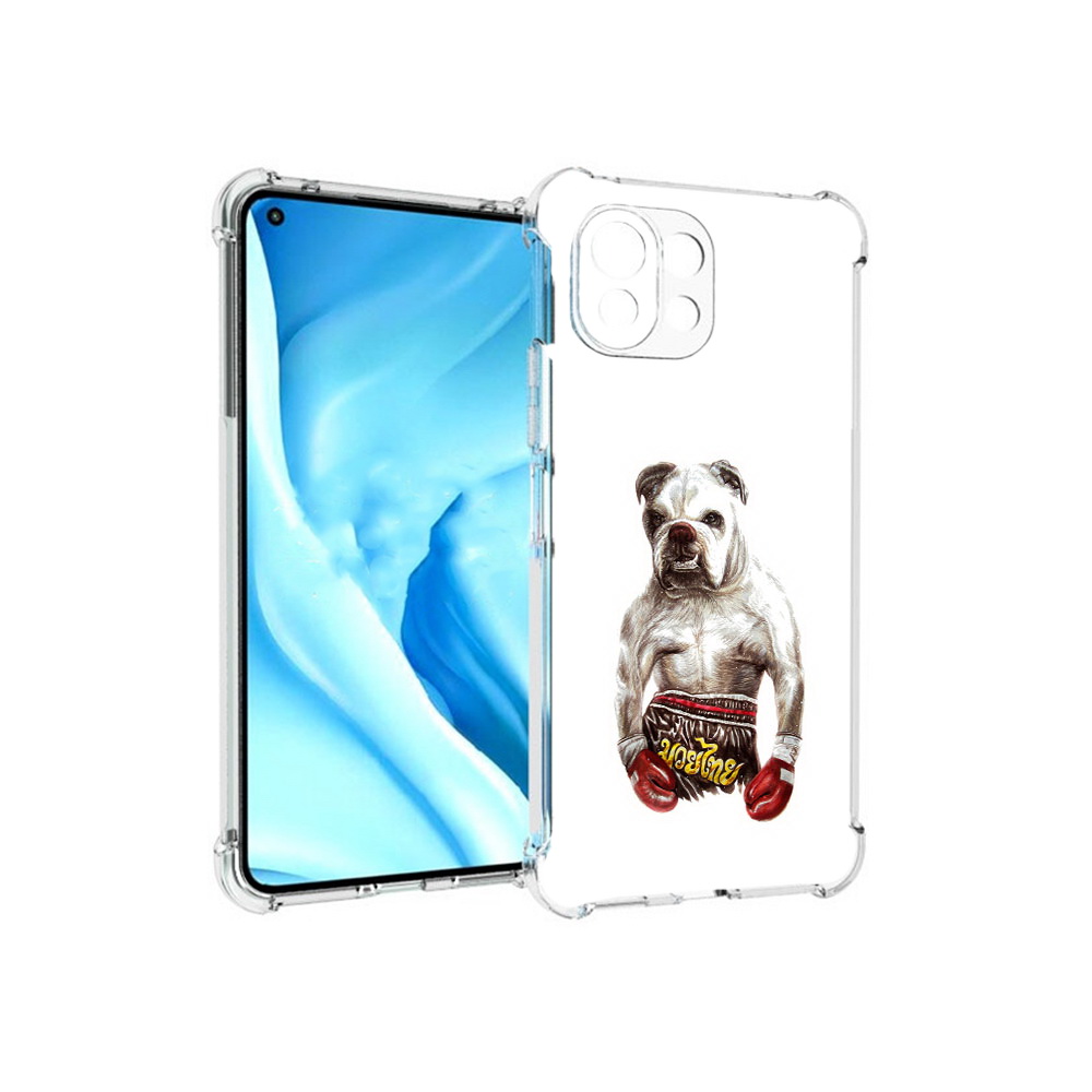 

Чехол MyPads Tocco для Xiaomi Mi 11 Lite боксер (PT159462.256.243), Прозрачный, Tocco