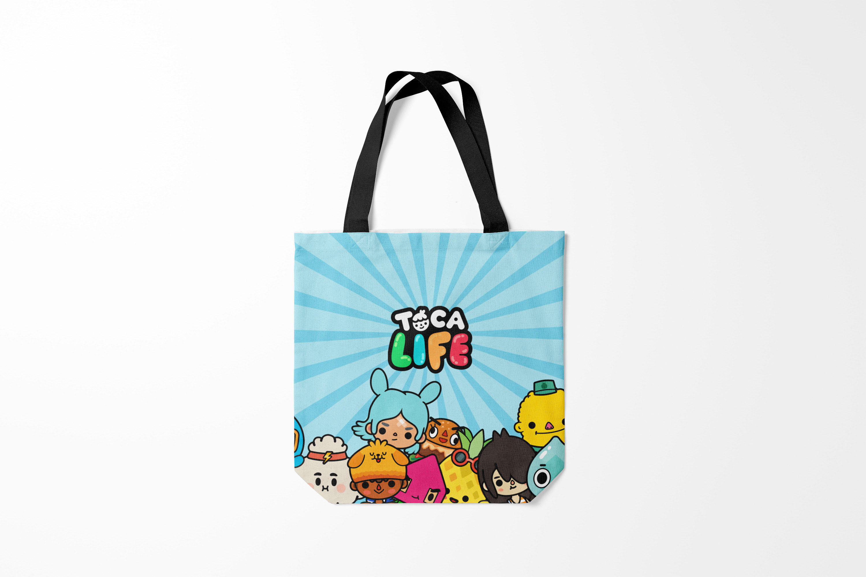 

Сумка шoппер унисекс Burnettie Toca Boca life, разноцветный, Toca Boca life
