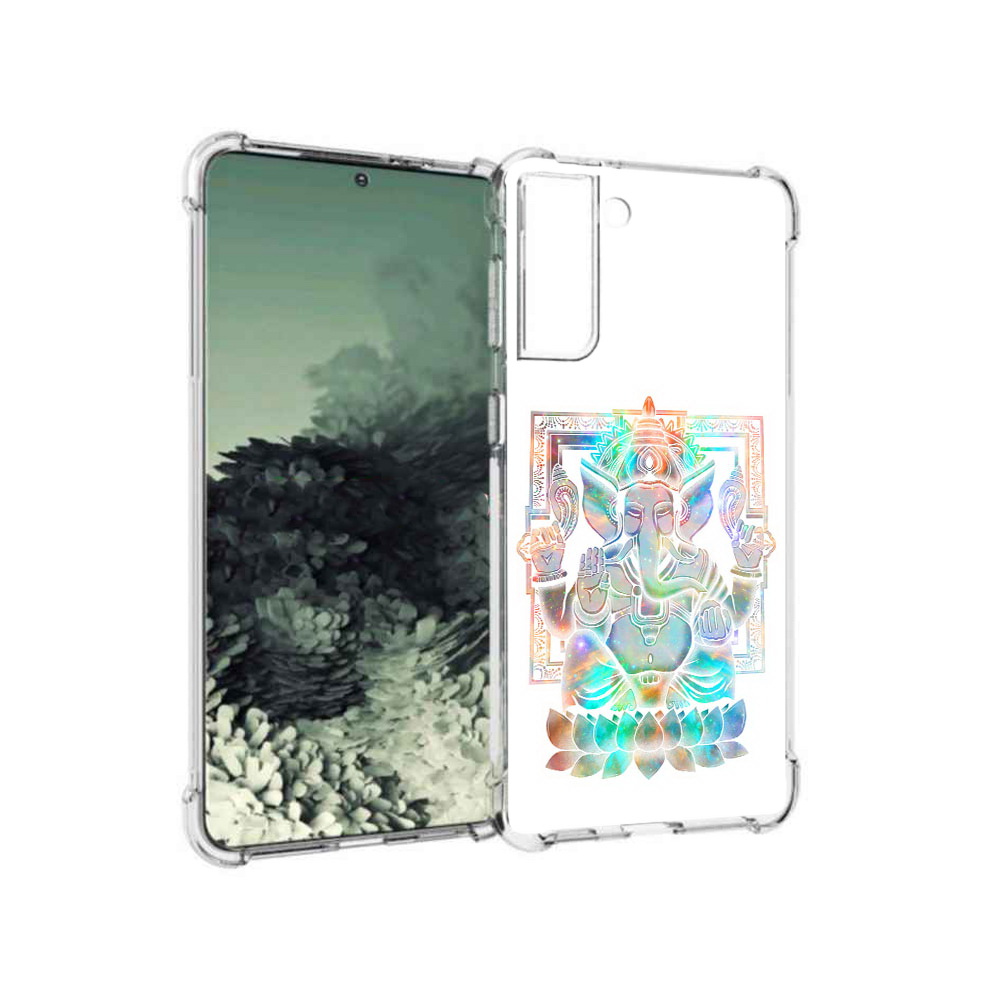 

Чехол MyPads Tocco для Samsung Galaxy S21+ умный слон (PT157355.533.654), Прозрачный, Tocco