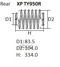 

Пружина Подвески Nhk Nhk Xpty950R
