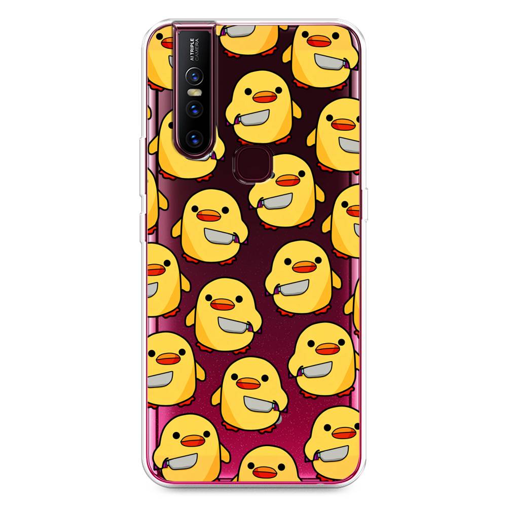 

Чехол для Vivo V15 "Утка с ножом", Прозрачный;желтый;оранжевый, 261050-1