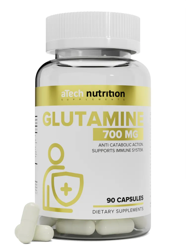 Глютамин aTech Nutrition капсулы 700 мг 90 шт