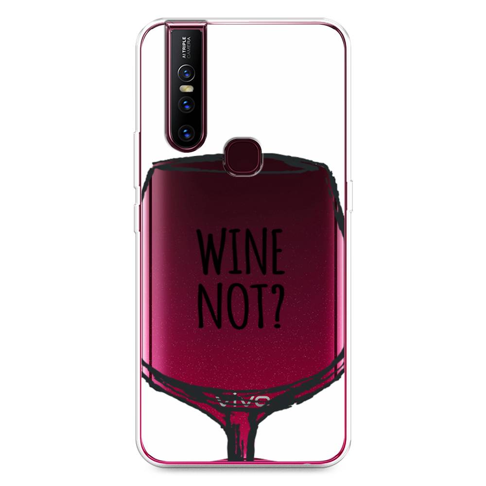 

Чехол для Vivo V15 "Wine not white", Белый, 261050-6