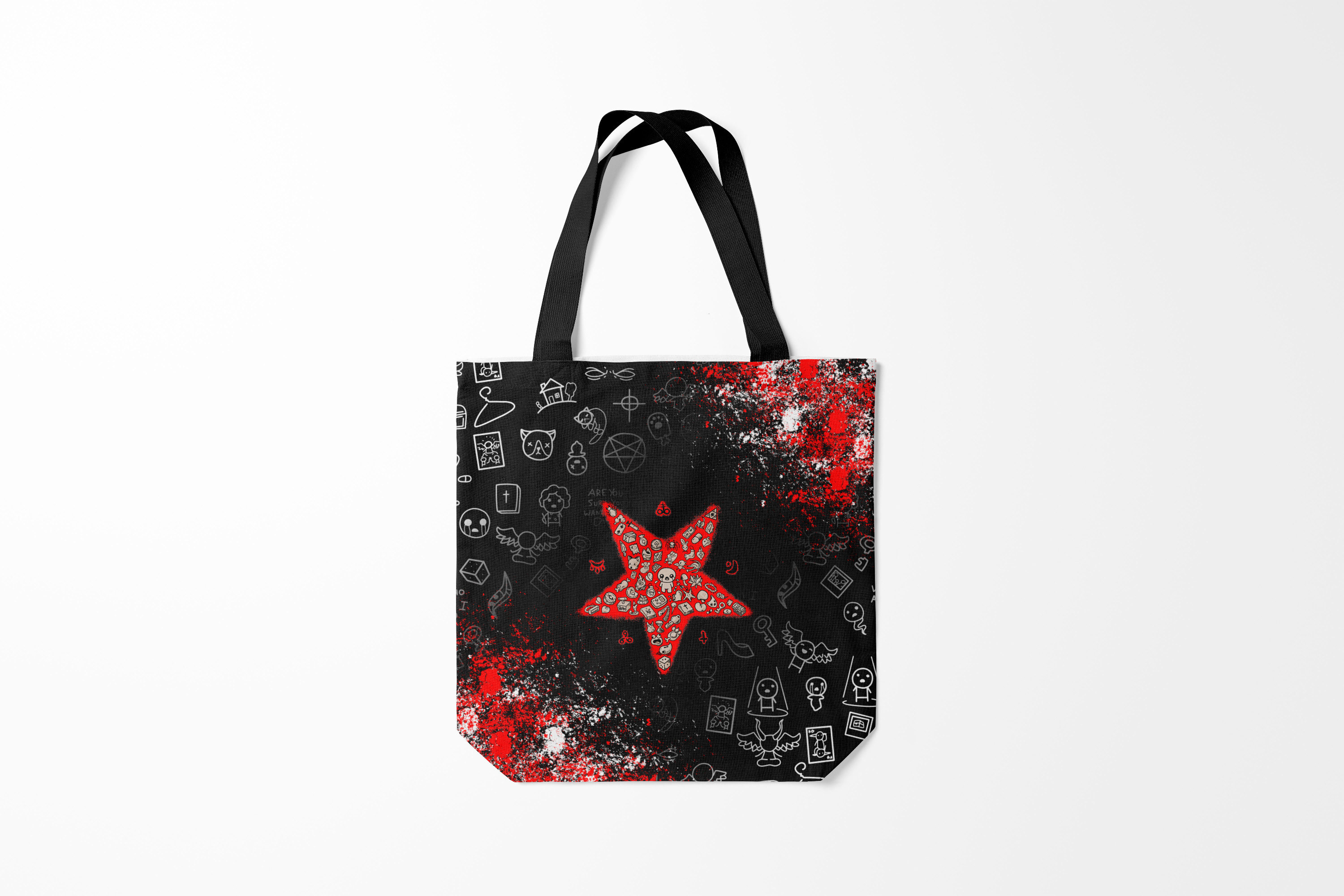 

Сумка шoппер унисекс Burnettie The Binding of Isaac ИСААК, разноцветный, The Binding of Isaac ИСААК