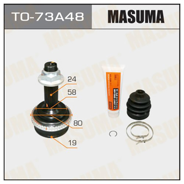 

ШРУС Toyota Echo/Platz/Probox / Succeed 99>14 Masuma TO73A48