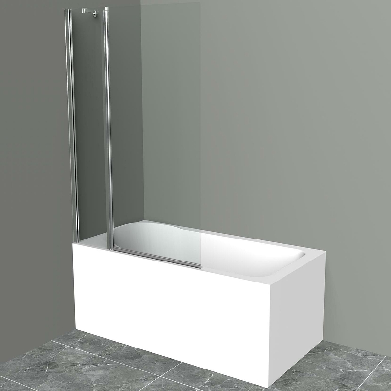 Шторка на ванну BelBagno Uno 1200x1500 UNO-V-11-120/150-C-Cr