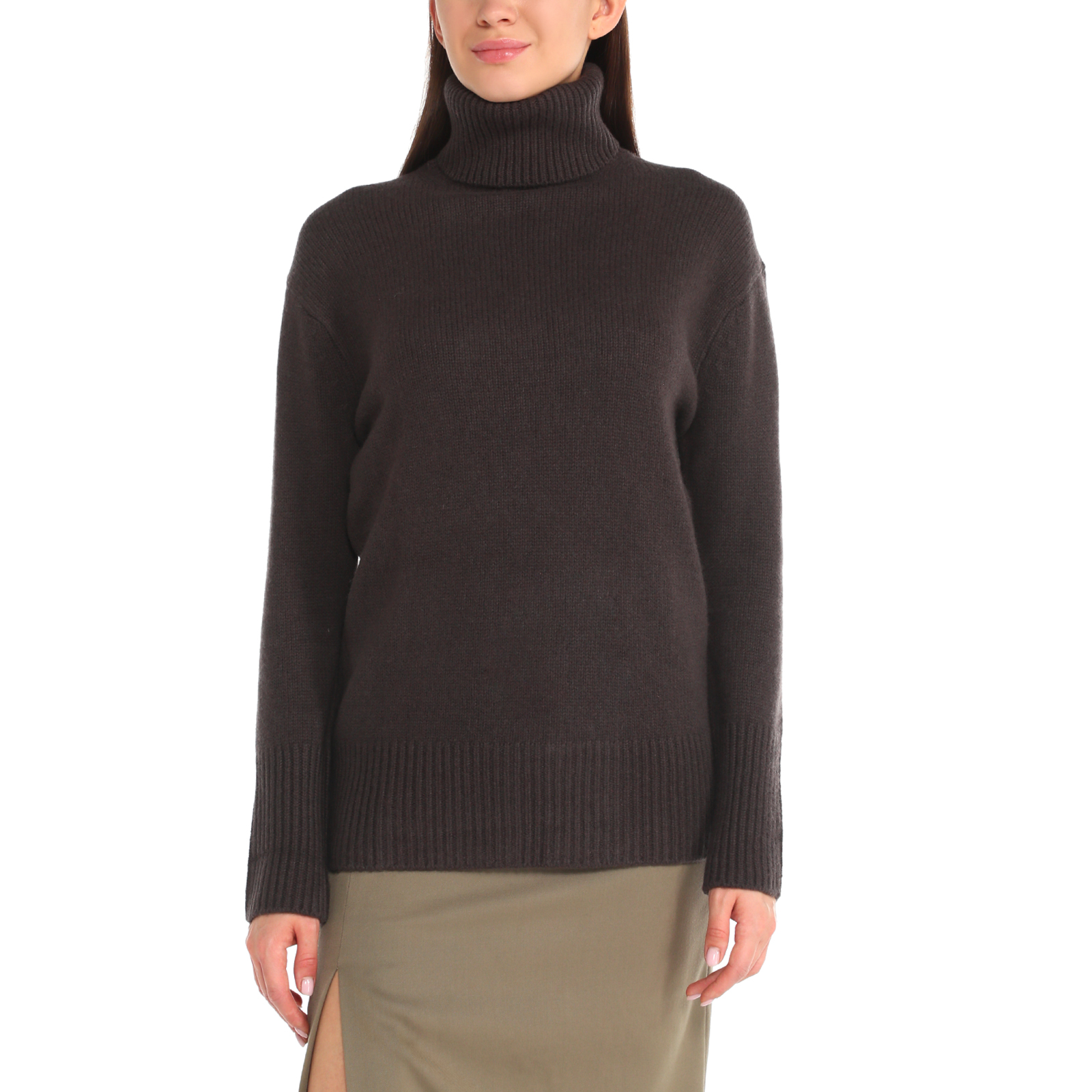 

Свитер женский Maison David MLY2303 коричневый 2XL, MLY2303