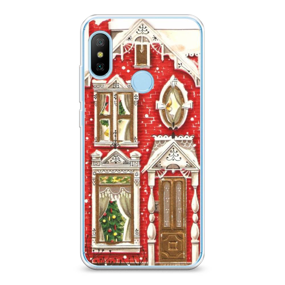 

Чехол на Xiaomi A2 Lite"Пряничный домик", Белый;красный;зеленый, 34050-5