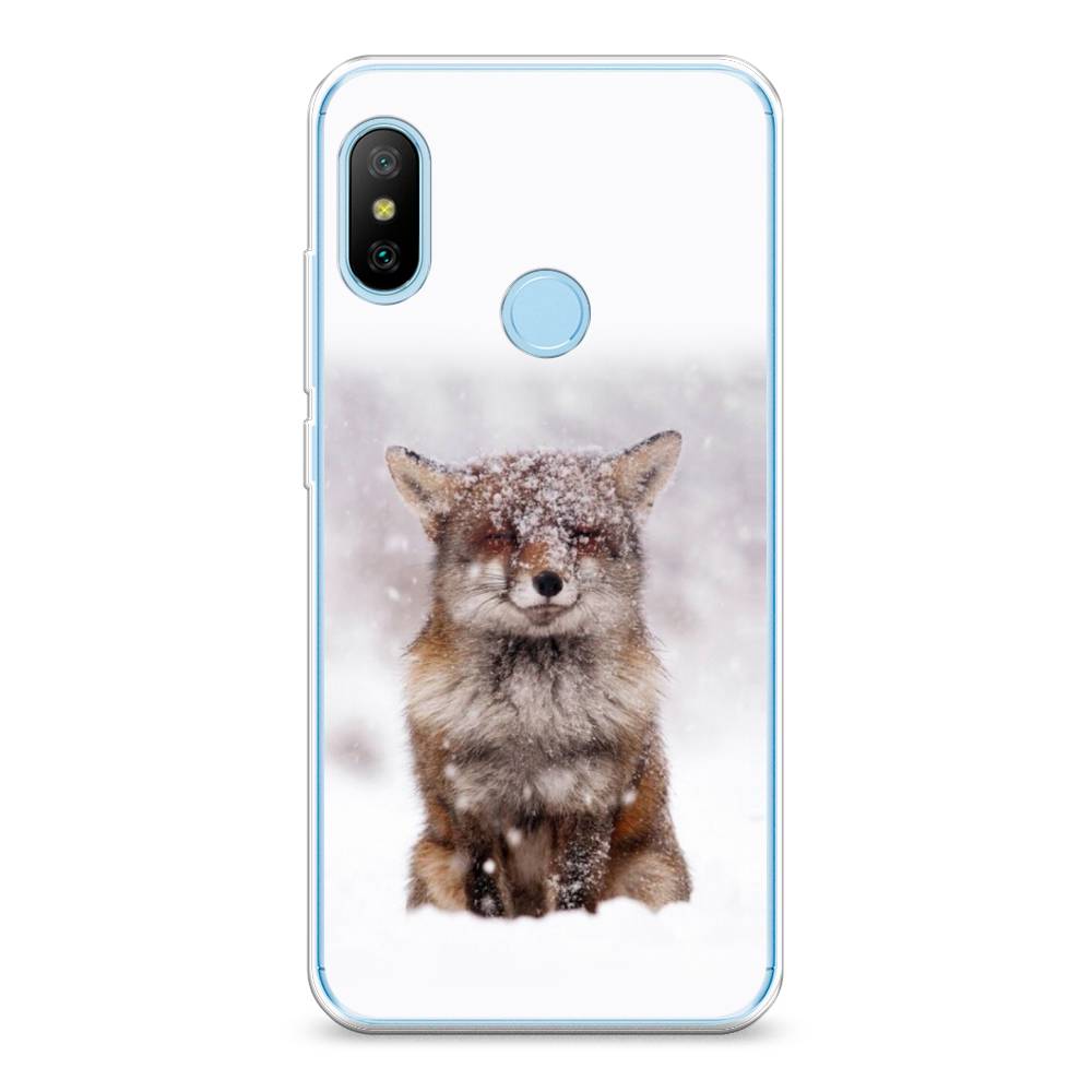 

Чехол на Xiaomi A2 Lite"Зимняя лиса", Белый;серый;коричневый, 34050-1
