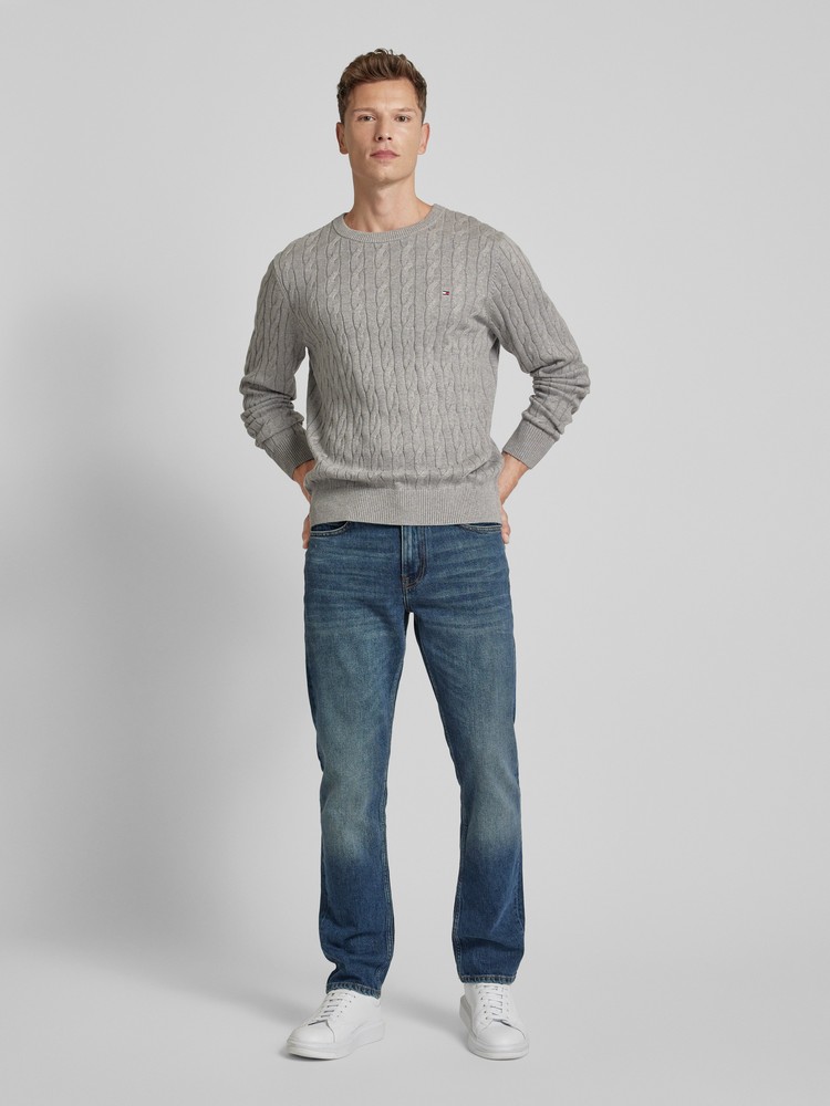 

Джемпер мужской Tommy Hilfiger MW0MW33132 серый M, MW0MW33132