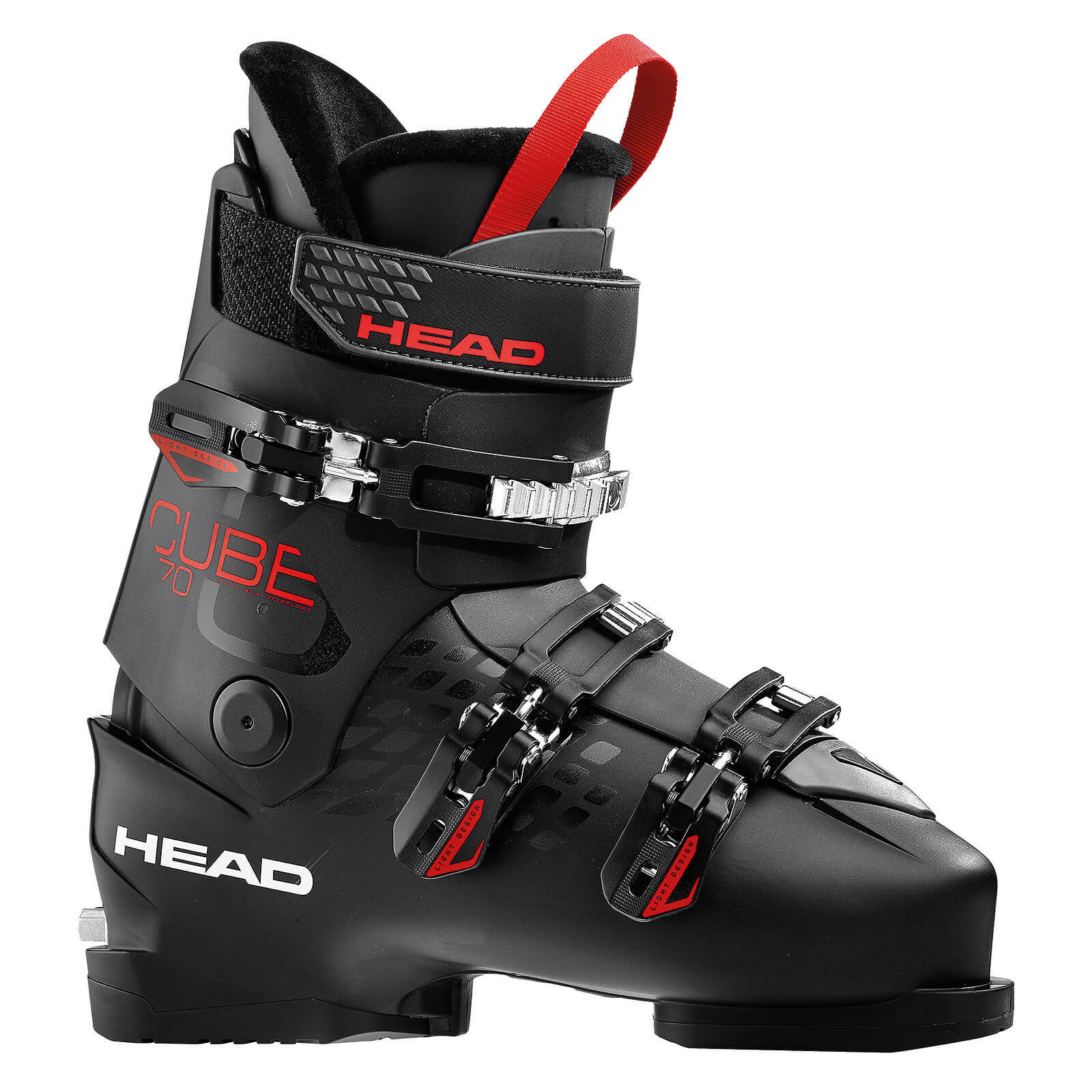 фото Ботинки горнолыжные head 20-21 cube 3 70 black/anthracite-red 27.5