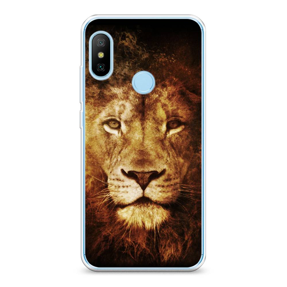 

Чехол на Xiaomi A2 Lite "Лев", Черный;коричневый;желтый, 34050-6
