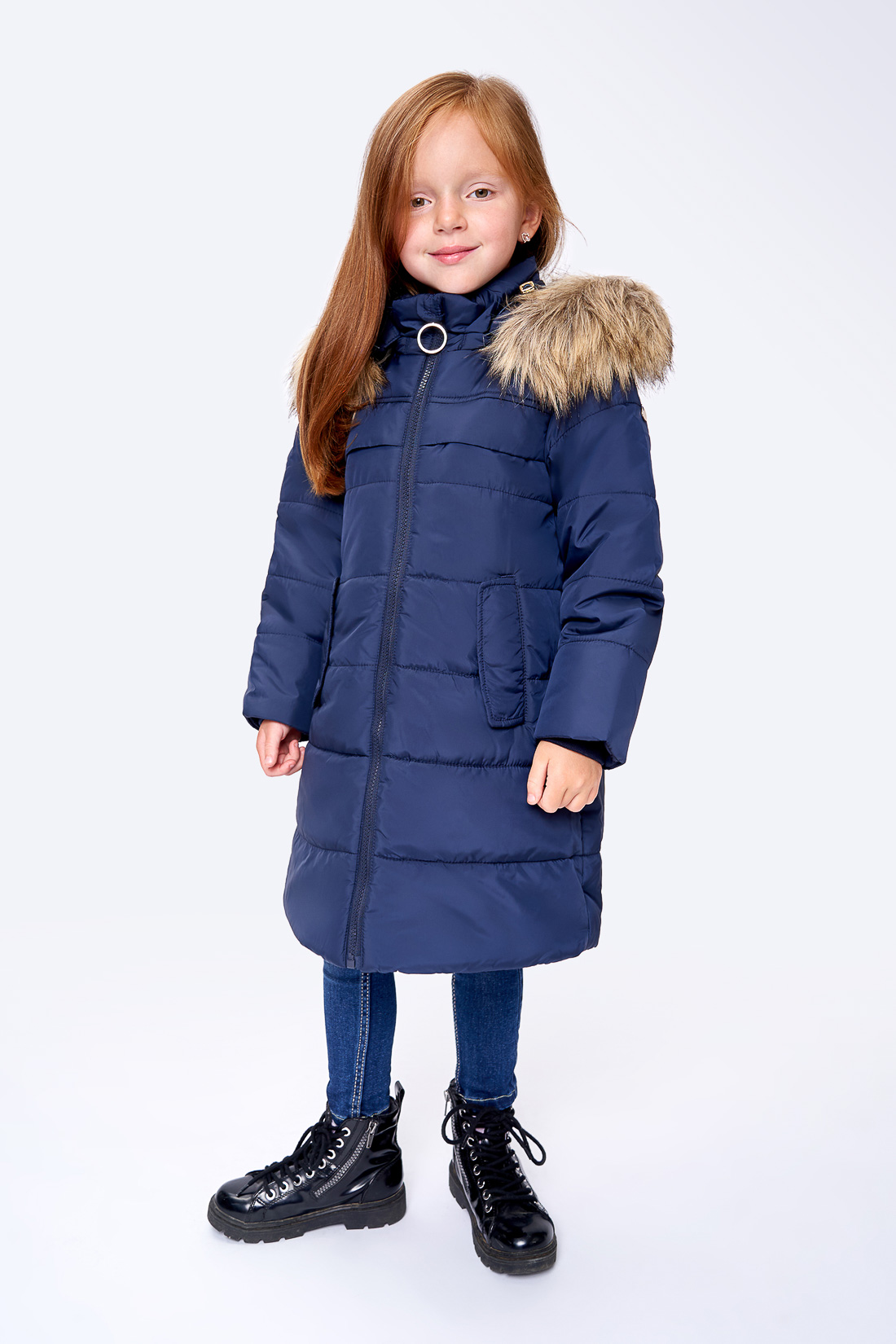 

Куртка для девочки Baon BK039508 цв. синий р.116, BK039508
