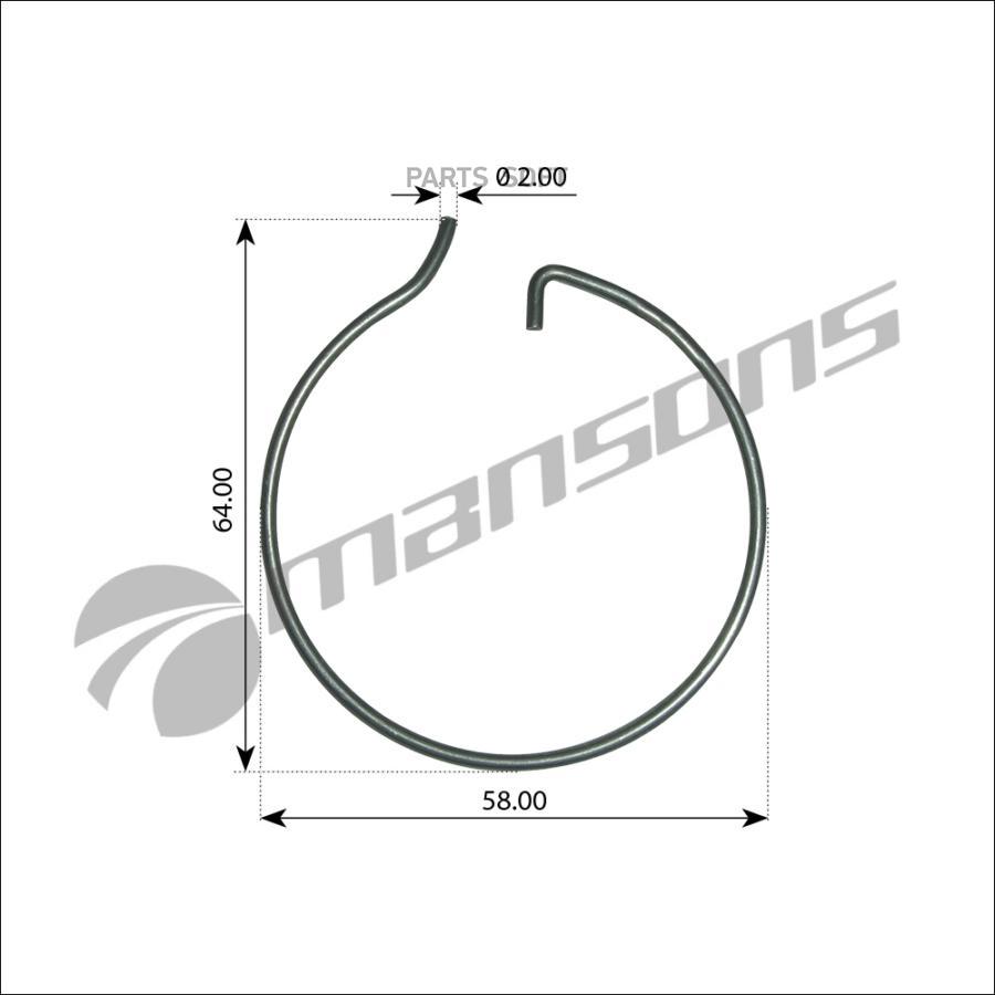 

Кольцо Стопорное Ступицы 1Шт Mansons 300170