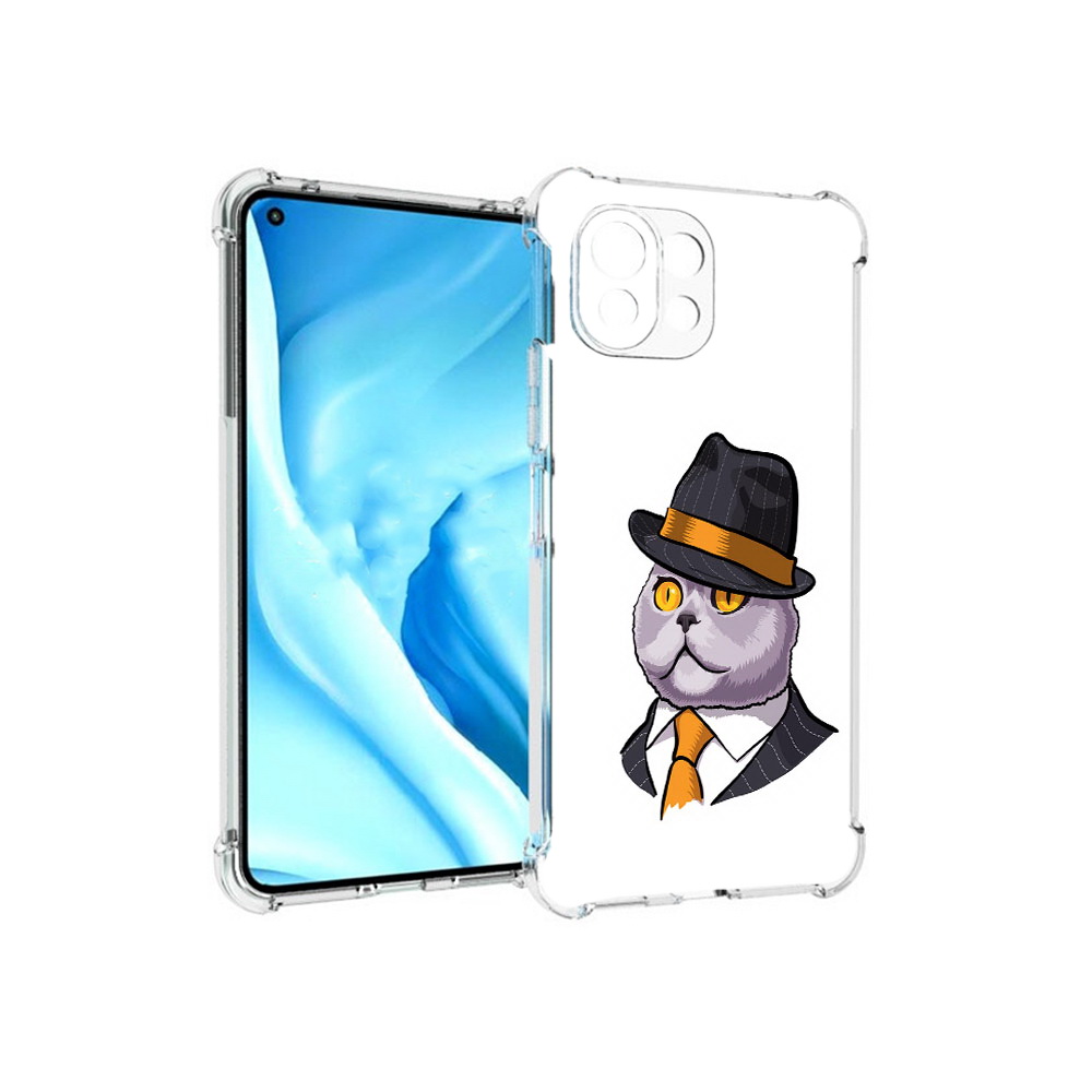

Чехол MyPads Tocco для Xiaomi Mi 11 Lite британец (PT159462.256.247), Прозрачный, Tocco