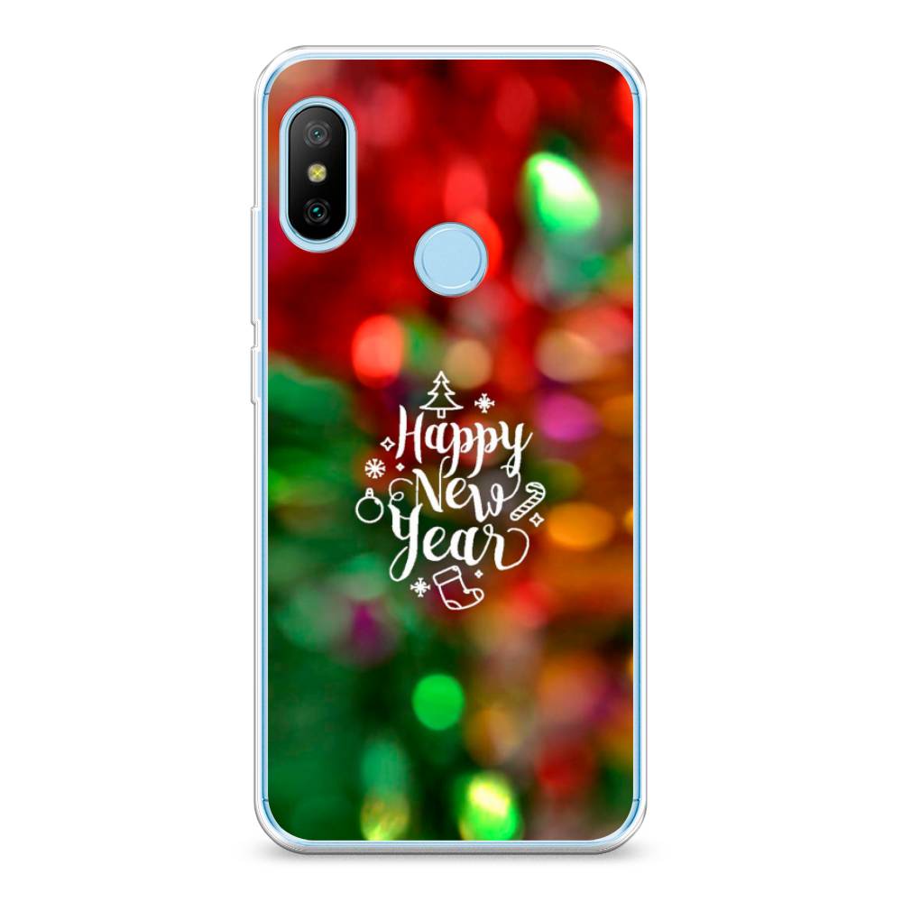 

Чехол на Xiaomi A2 Lite"Новый Год на елке", Зеленый;красный;желтый, 34050-5