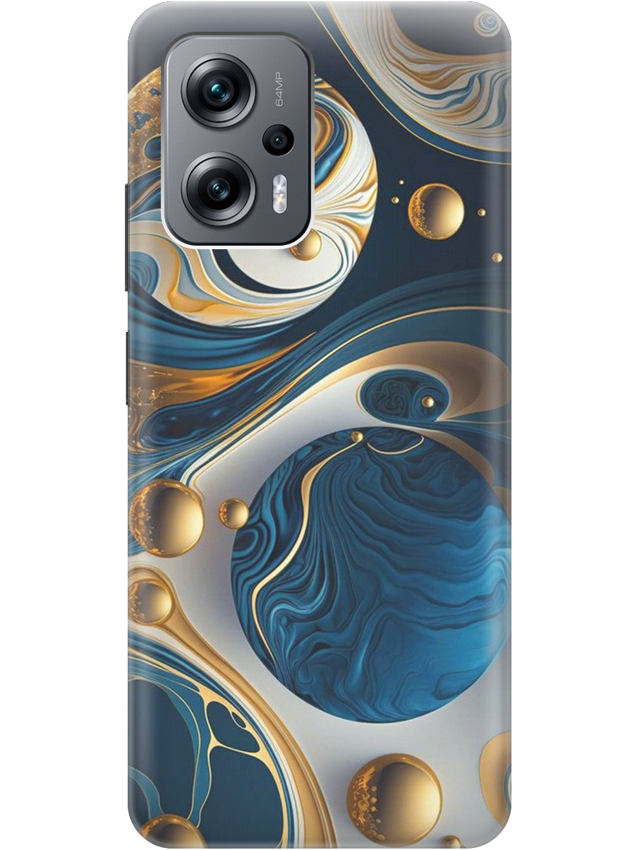 

Чехол на Poco X4 GT / Xiaomi Redmi Note 11T Pro / 11T Pro+ (786921) прозрачный, Желтый;синий, 20000525