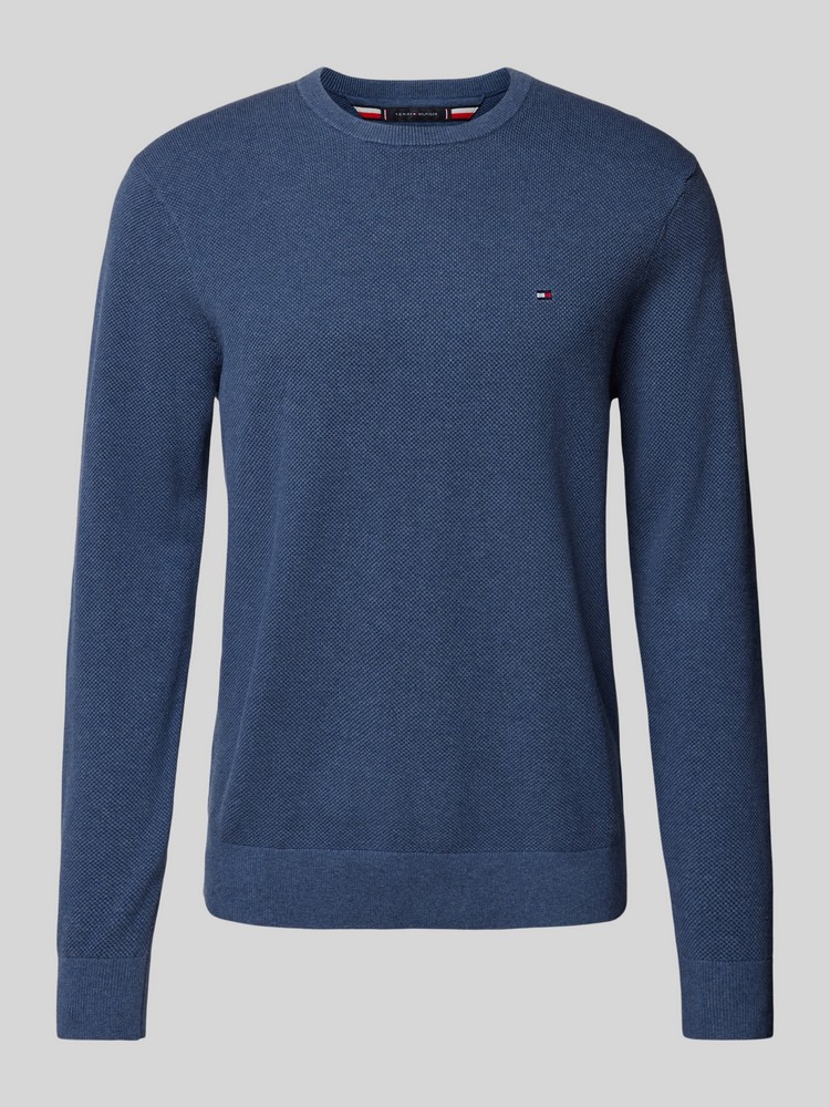 

Джемпер мужской Tommy Hilfiger MW0MW36347 синий S, MW0MW36347