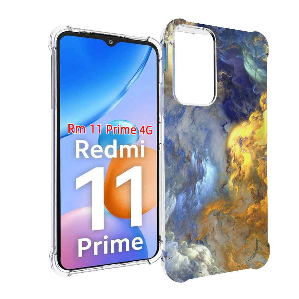 

Чехол MyPads мраморное небо для Xiaomi Redmi 11 Prime 4G, Прозрачный, Tocco