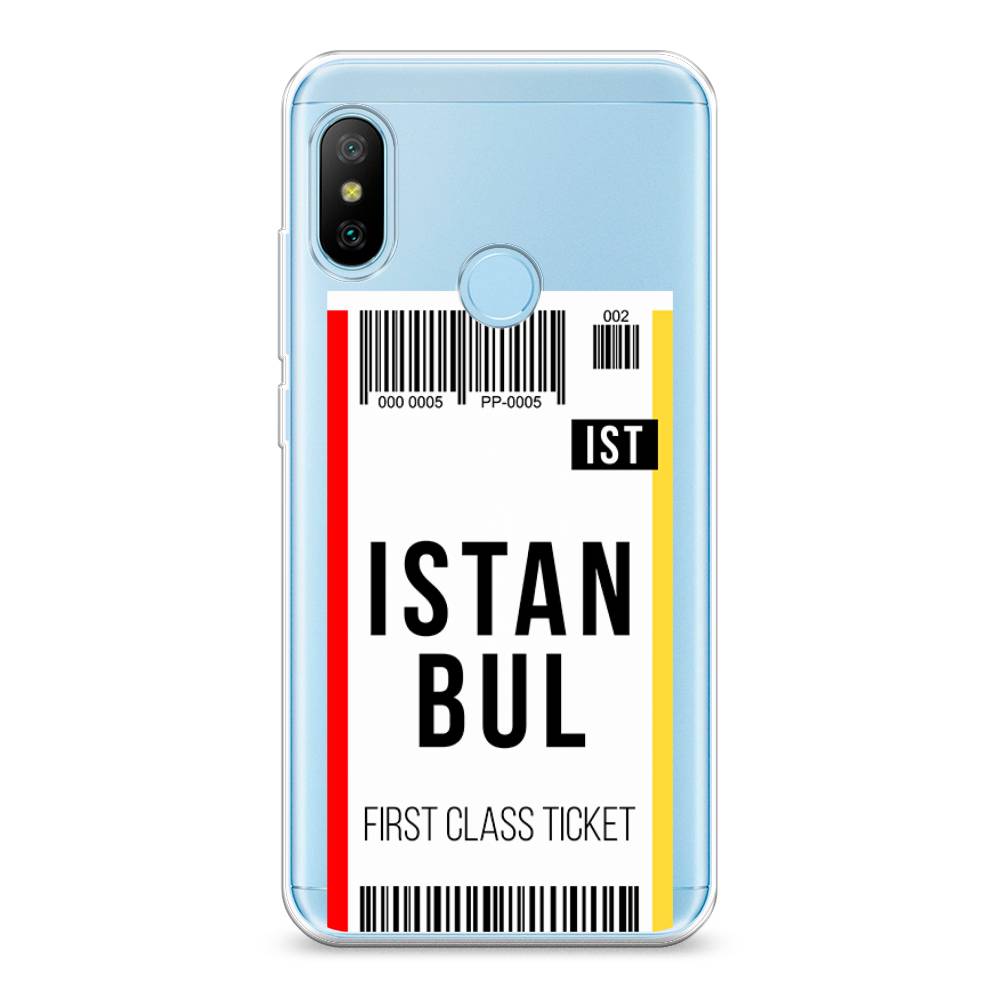

Чехол на Xiaomi A2 Lite "Билет в Стамбул", Белый;черный;красный, 34050-6