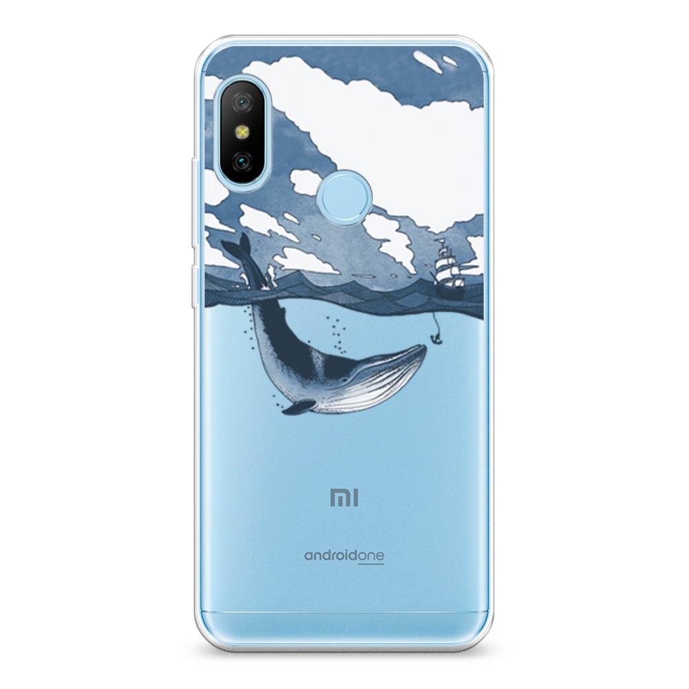 фото Чехол на xiaomi a2 lite "большой кит" case place