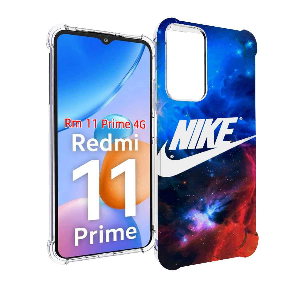 

Чехол MyPads найк в космосе для Xiaomi Redmi 11 Prime 4G, Прозрачный, Tocco