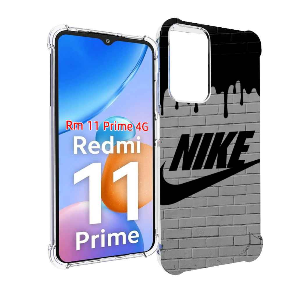 

Чехол MyPads найк в краске для Xiaomi Redmi 11 Prime 4G, Прозрачный, Tocco