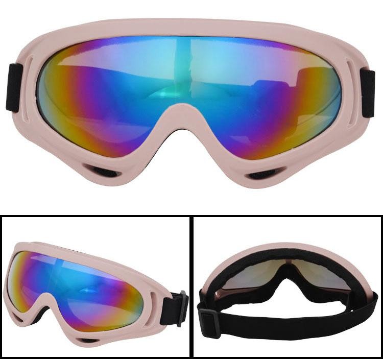 Защитная спортивная горнолыжная маска - спортивные очки Ripoma 00117281 бежевый