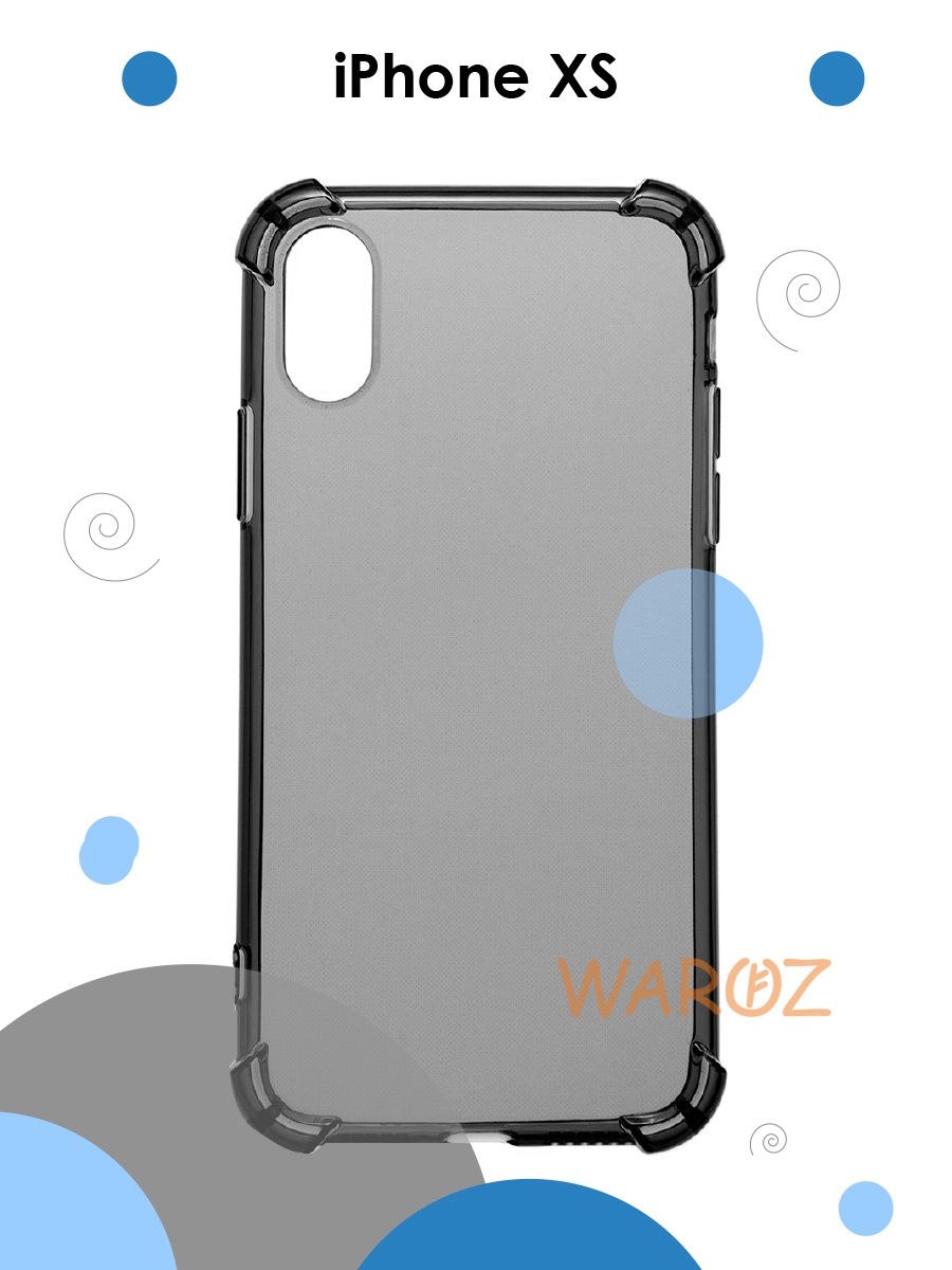 

Чехол на Apple iPhone X, XS противоударный силиконовый