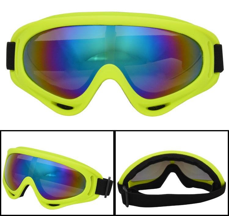 Защитная спортивная горнолыжная маска - спортивные очки Ripoma 00117284 желтый
