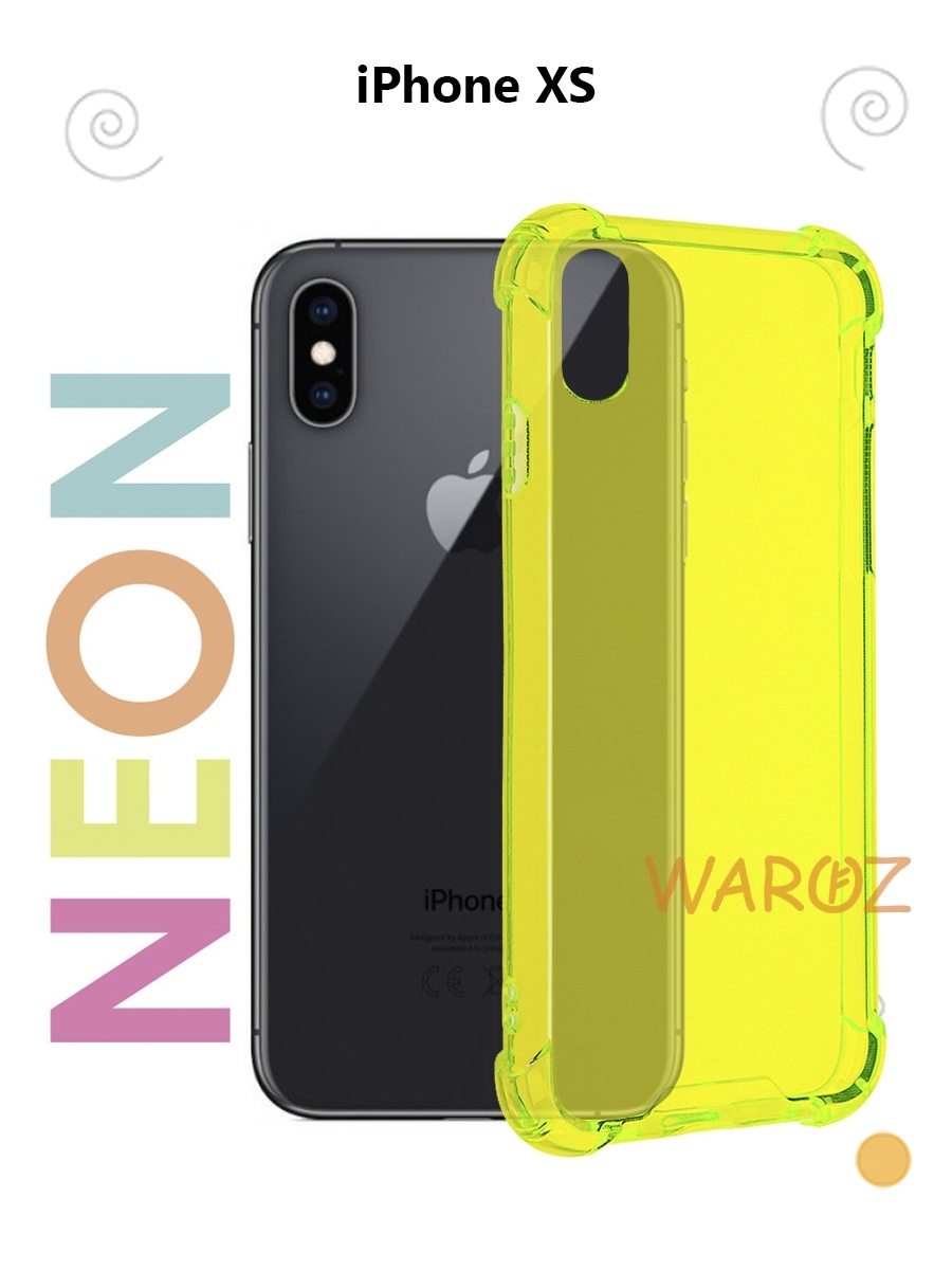 

Чехол на Apple iPhone XS/X противоударный цветной